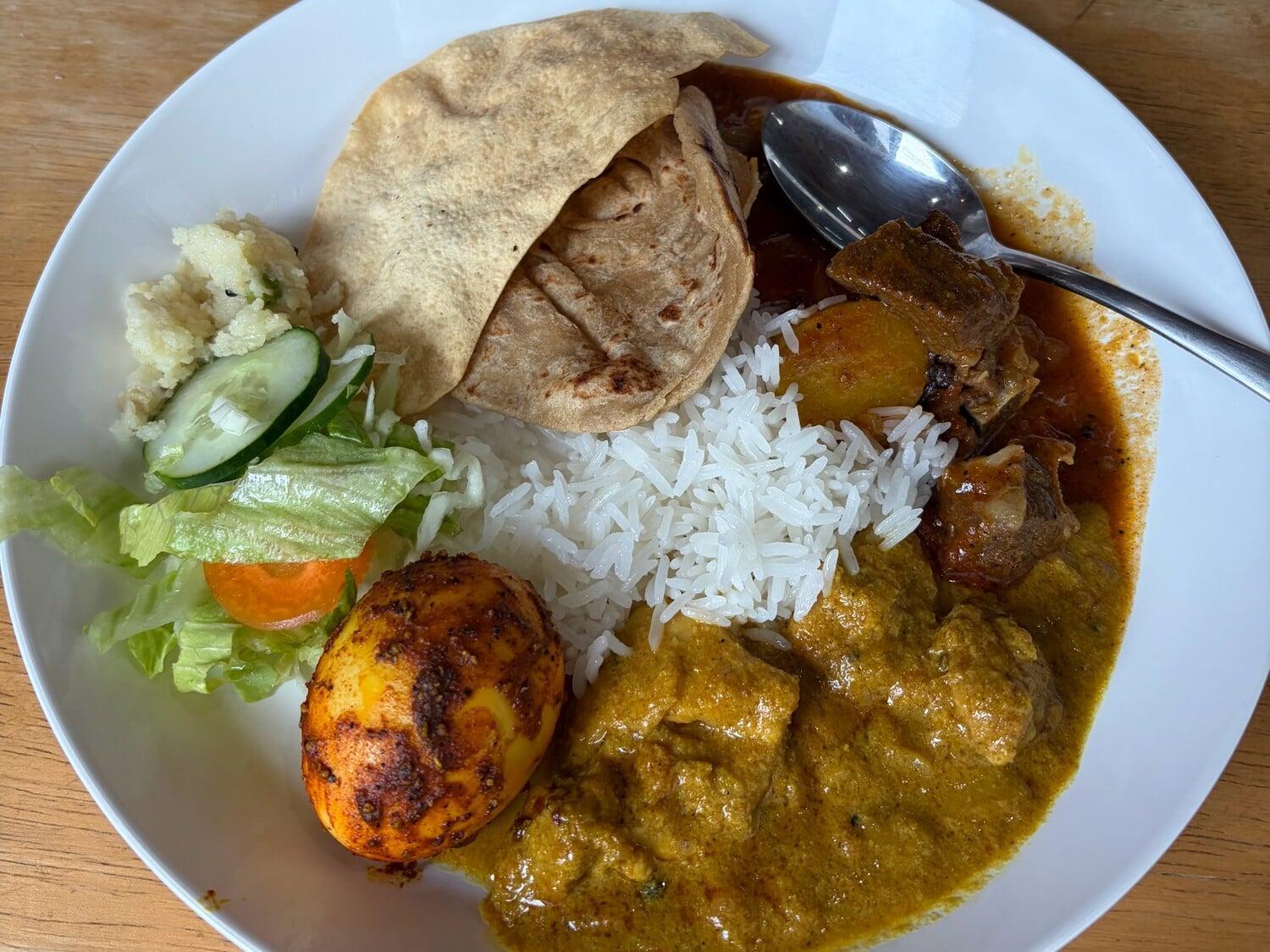 川根でインド料理をいただきました。
